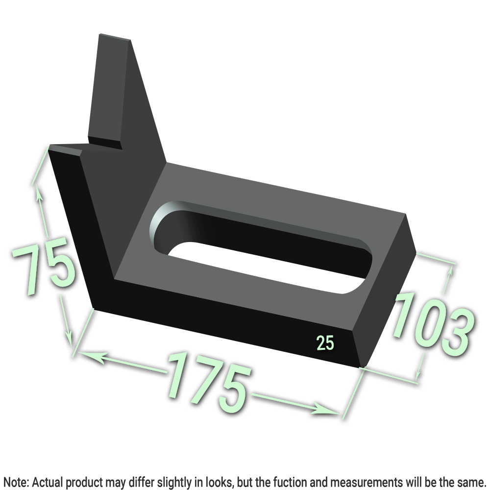 90° V-Square Support | K28