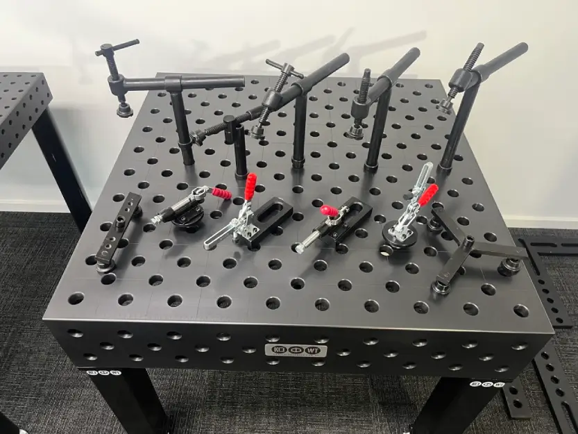 Welding Tables Australia Range of welding table clamps by KO Welding Tables
