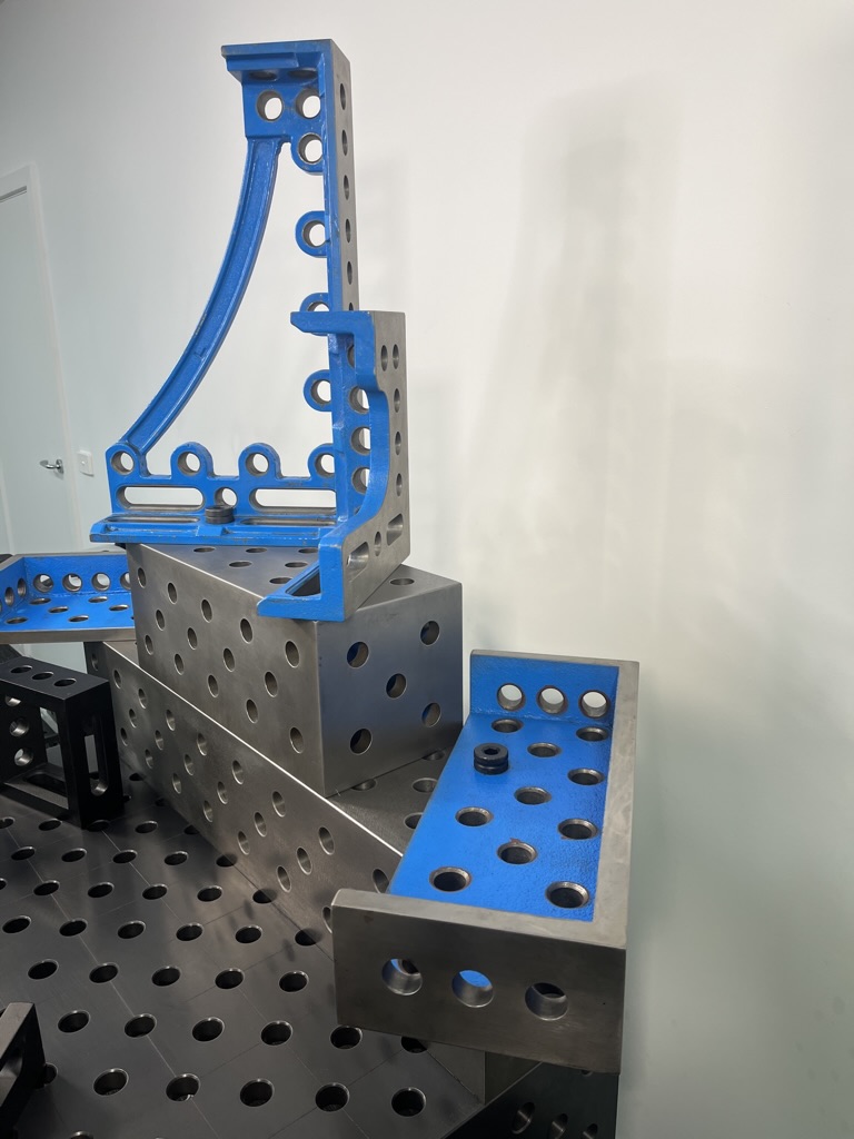 Welding table blocks and angles