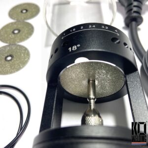 tungsten grinder Close up