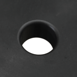 Burnished Hole Closeup 2